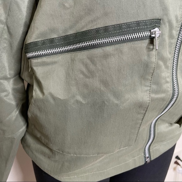 Asos Design oversized bomber jacket green large - Picture 4 of 7